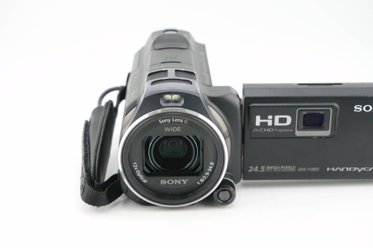 ☆美品☆ソニー SONY HDR-PJ800 ビデオカメラ ブラック☆ W1214＃3970