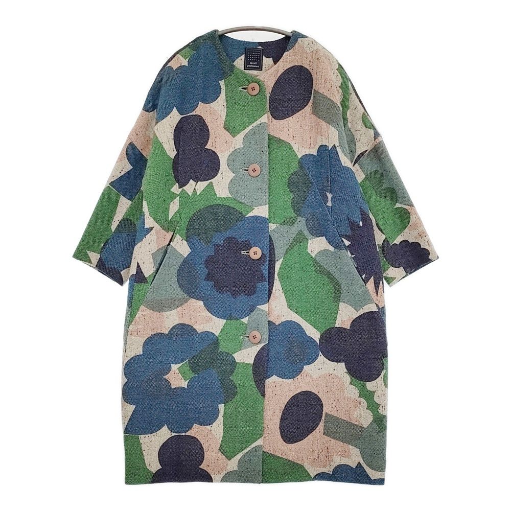 mina perhonen flower basket ra6370 サイズ38 ノーカラー コート