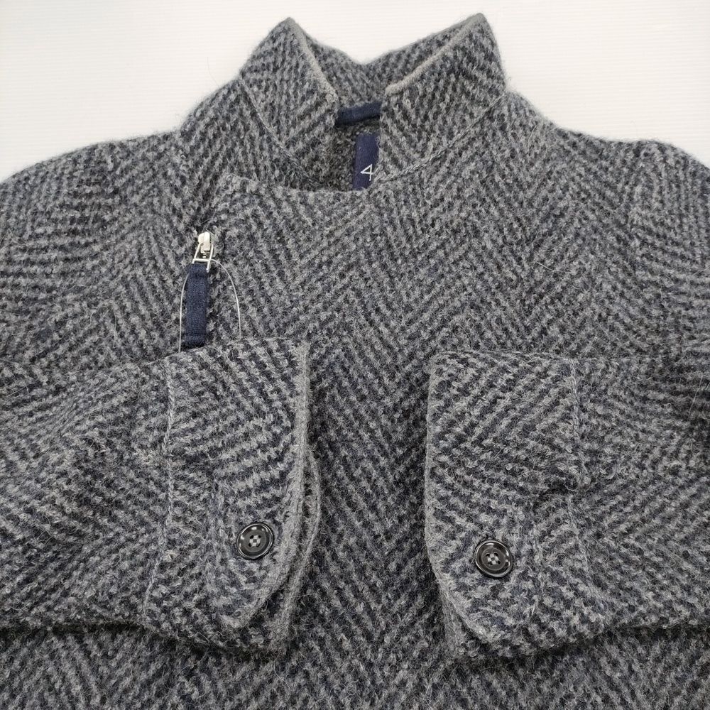 45R/45rpm フロート縮絨の908ライダースジャケット 定価75900円