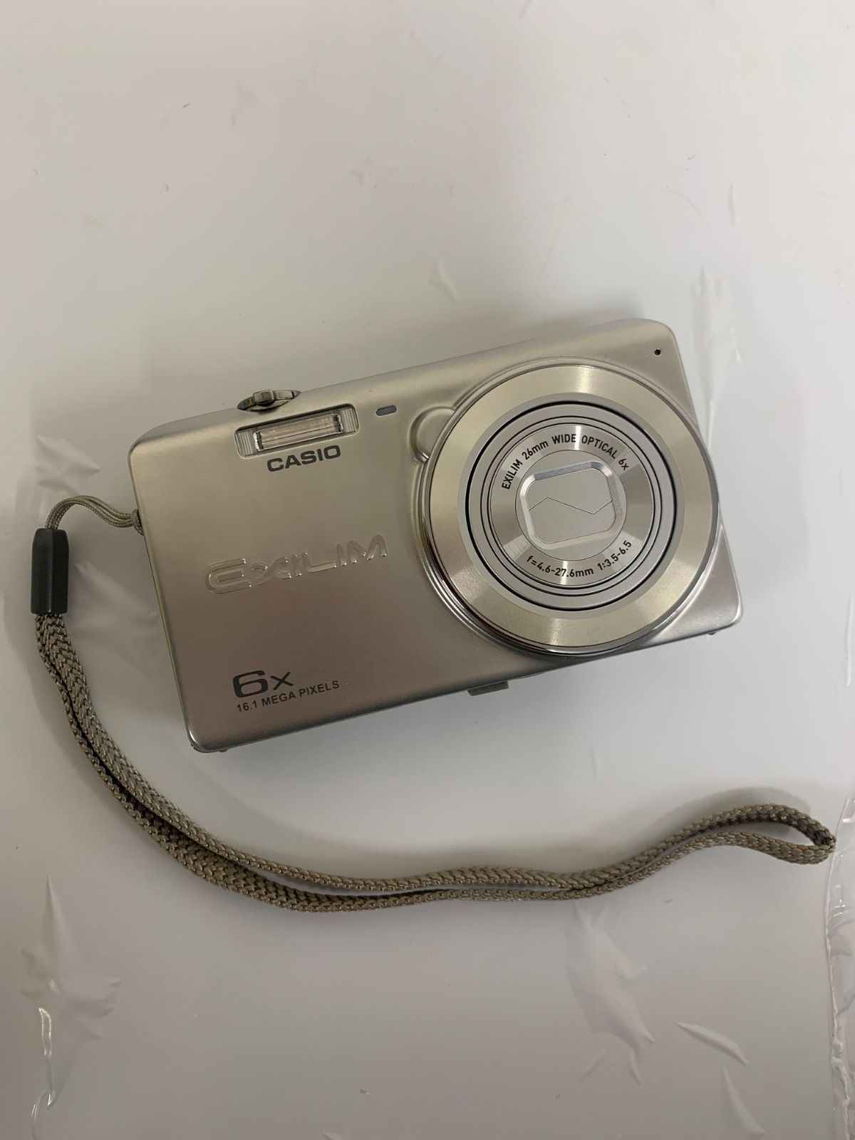 3【通電動作未確認】CASIO カシオ EXILIM EX-ZS20 シルバー デジカメ