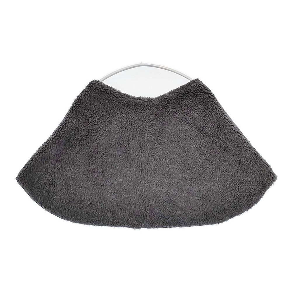 nest Robe ウールボア ケープ 定価14300円 01223-1037 ポンチョ 22 AW チャコールグレー レディース ネストローブ 5-1206 T