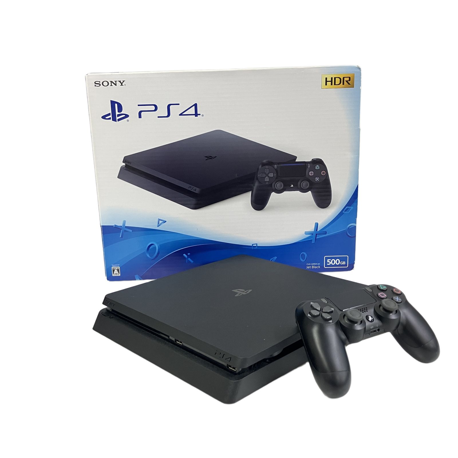 SONY PlayStation 4 CUH-2200 A 500 GB ジェット ブラック ゲーム機本体 家庭用ゲーム機