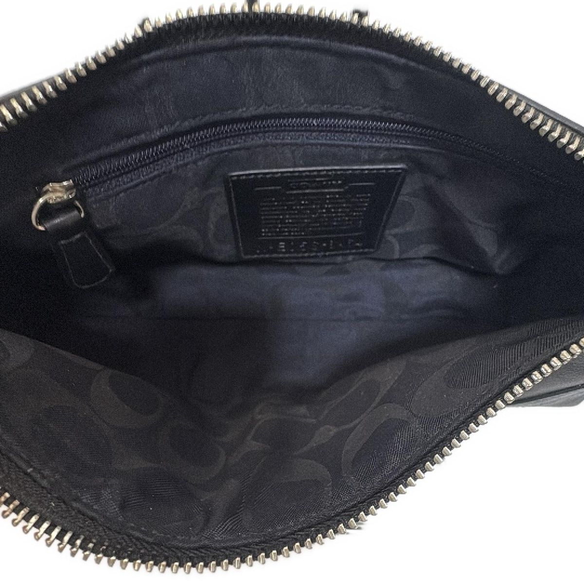 COACH(コーチ) ハンドバッグ - 8A64 黒 レザー - メルカリ