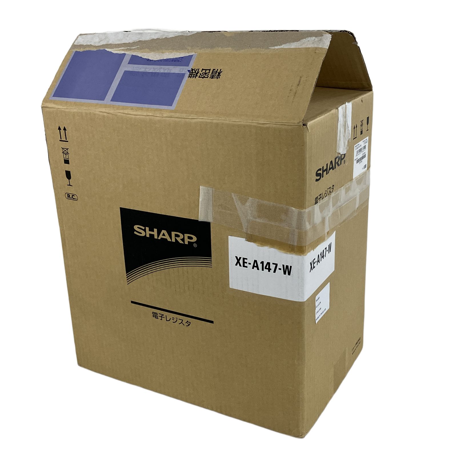 SHARP XE-A147-W 電子レジスタ 店舗用品 業務用 レジ シャープ 中古