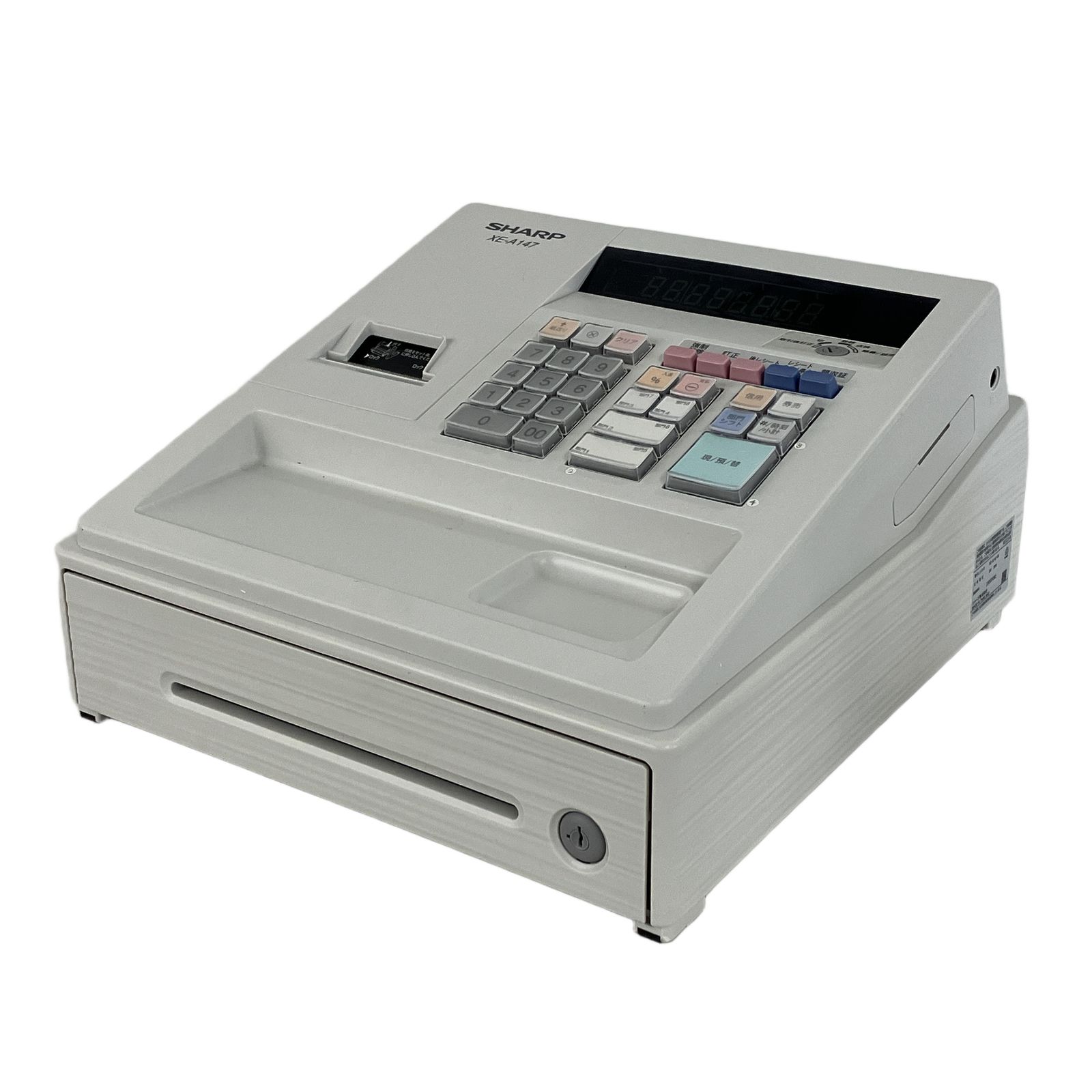 SHARP XE-A147-W 電子レジスタ 店舗用品 業務用 レジ シャープ 中古