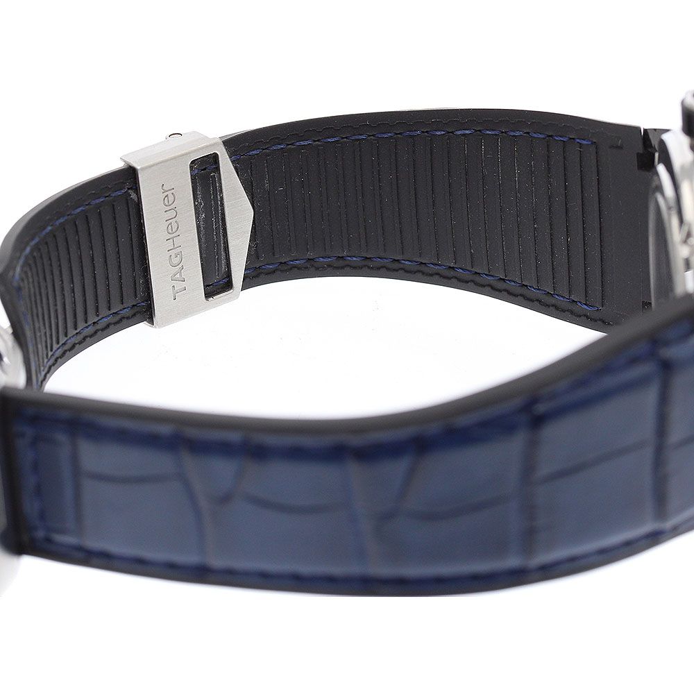  タグホイヤー TAG HEUER CBG2011 カレラ キャリバー ホイヤー02 クロノグラフ 自動巻き メンズ 箱 保証書付き_930838 自動巻き時計 腕時計(アナログ)