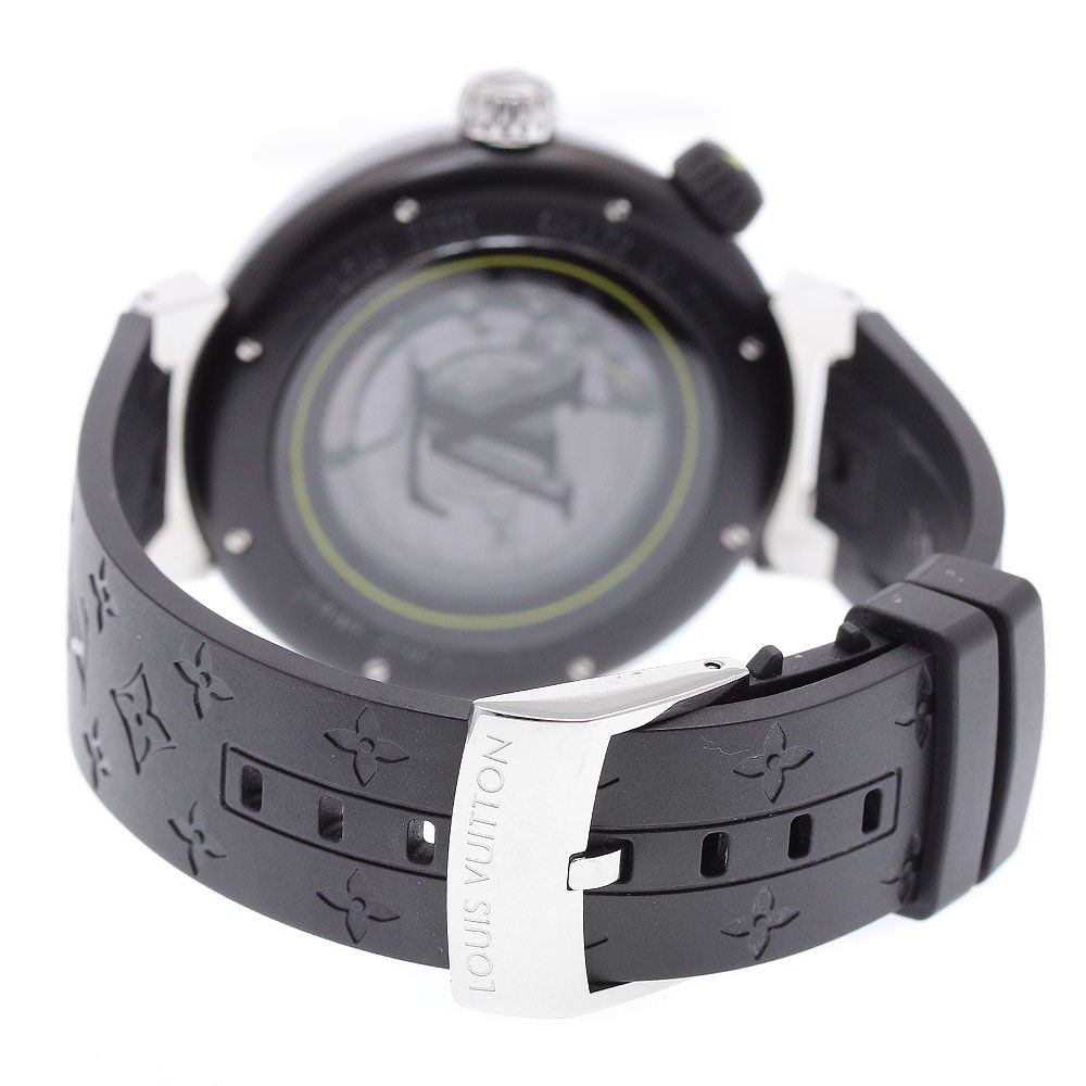  ルイ ヴィトン LOUIS VUITTON QA 122 タンブール ストリートダイバー スモールセコンド 自動巻き メンズ _930855 自動巻き時計 腕時計(アナログ)