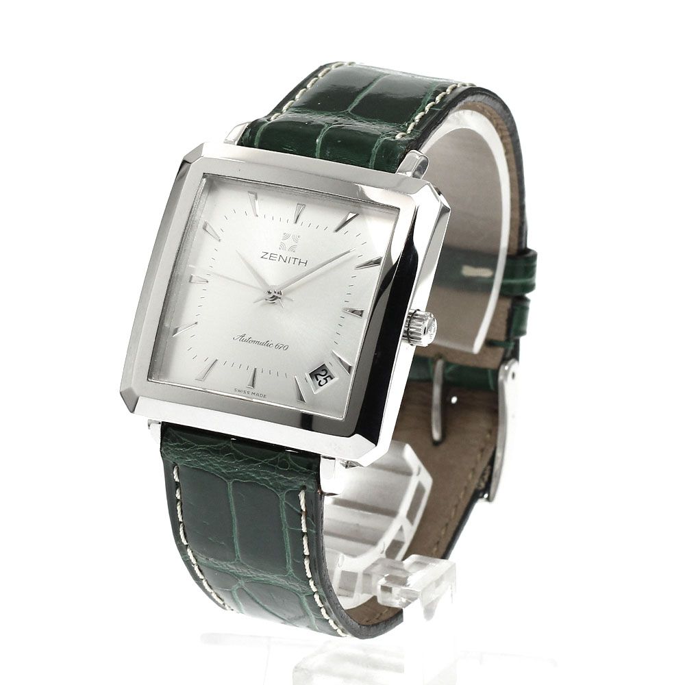 ゼニス ZENITH 90/01.0100.670 エリート スクエア デイト 自動巻き