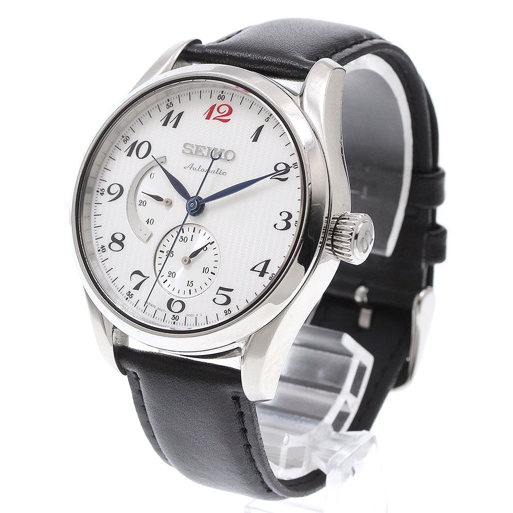 セイコー SEIKO SARW 025 6 R 27-00 J 0 プレザージュ パワーリザーブ 自動巻き メンズ _931643