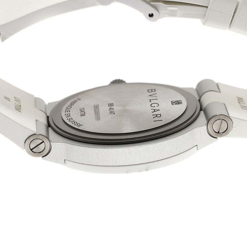  ブルガリ BVLGARI BB40AT 103964 アルミニウム デイト 自動巻き メンズ 内箱 保証書付き_932491 お出かけ用 自動巻き時計 腕時計(アナログ)