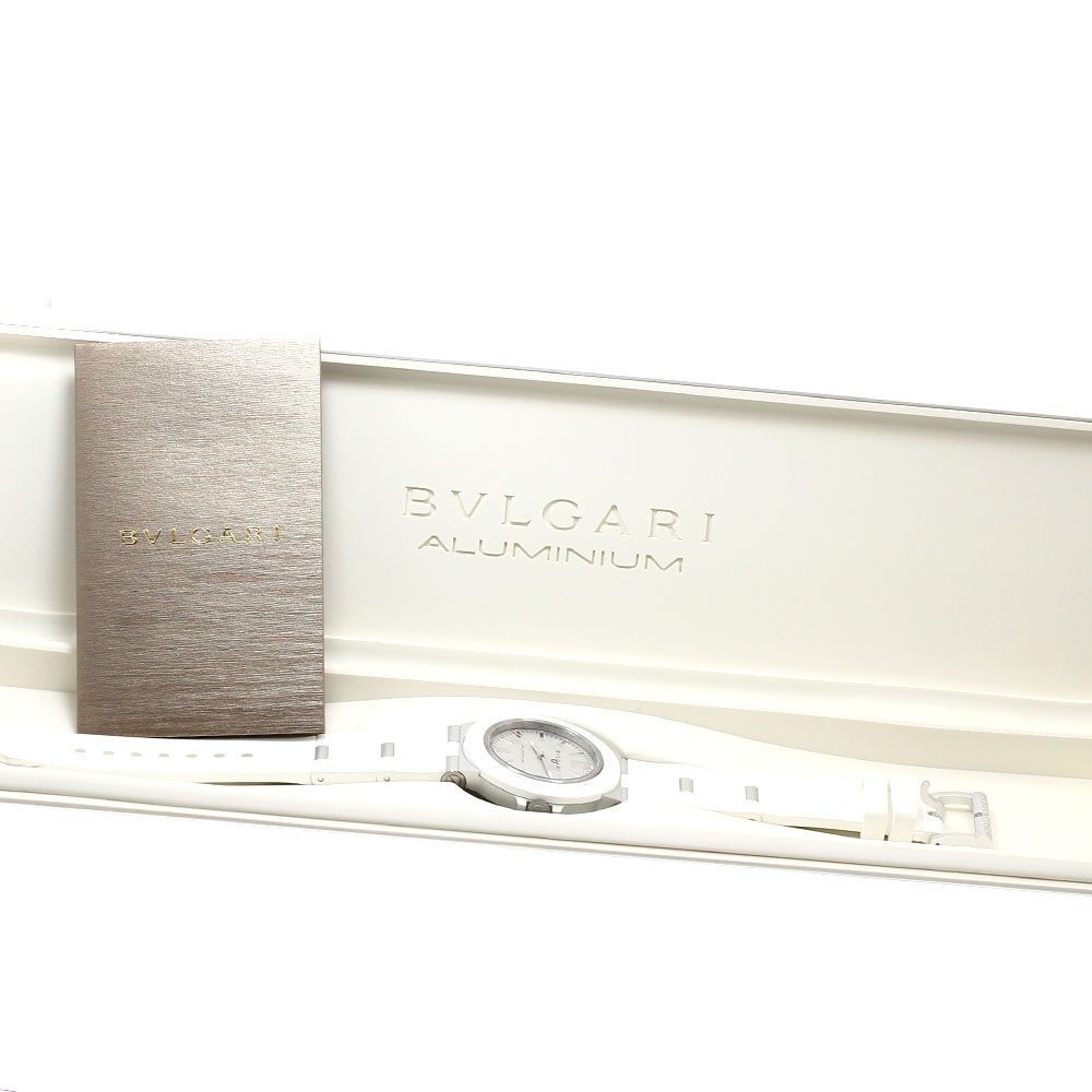 ブルガリ BVLGARI BB 40 AT 103964 アルミニウム デイト 自動巻き メンズ 内箱 保証書付き_932491