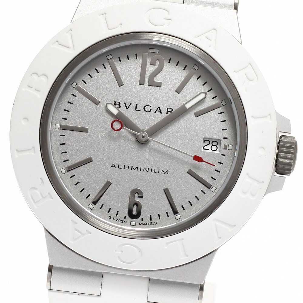 ブルガリ BVLGARI BB40AT 103964 アルミニウム デイト 自動巻き メンズ 内箱 保証書付き_932491