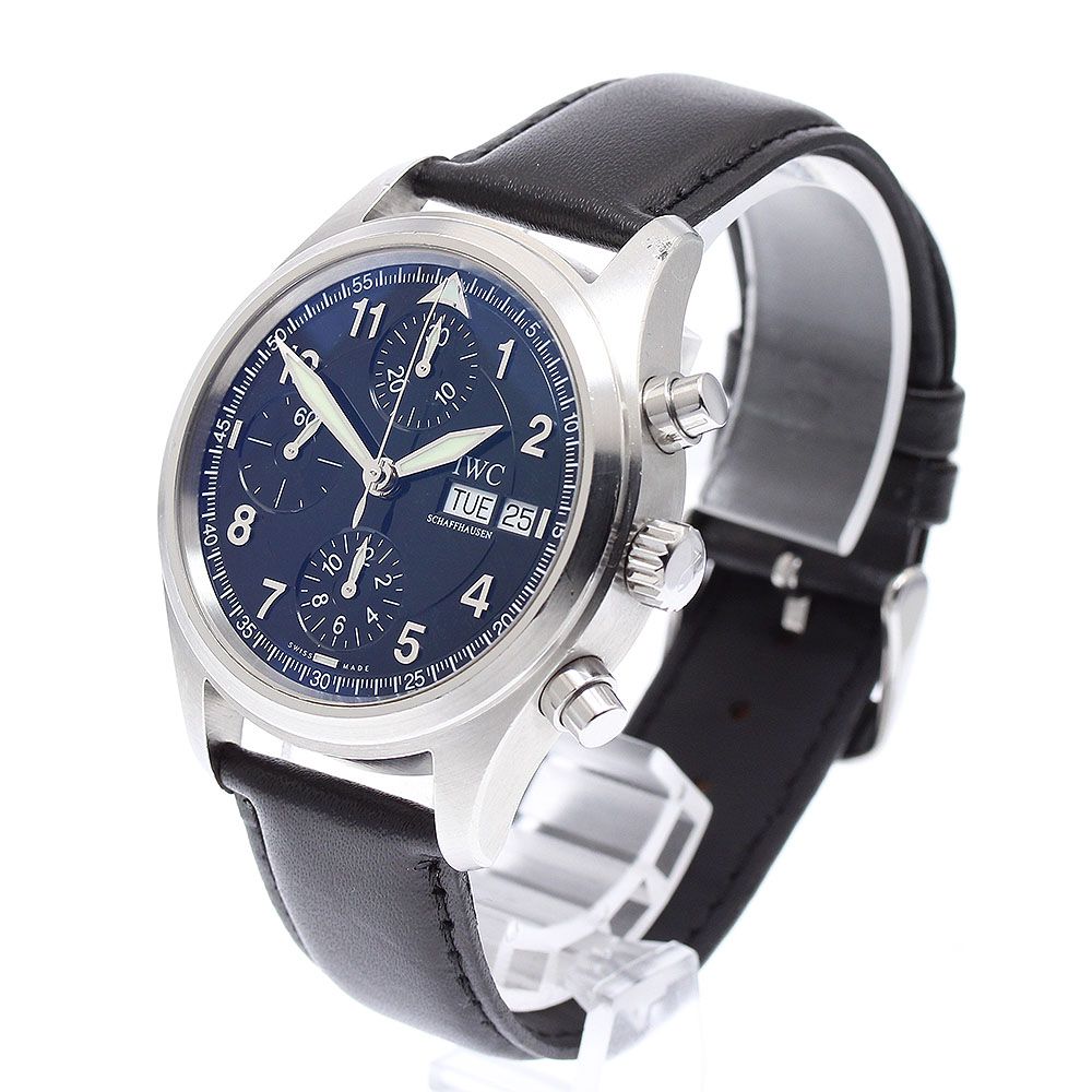 IWC スピットファイア クロノグラフ デイデイト 自動巻き メンズ _930789