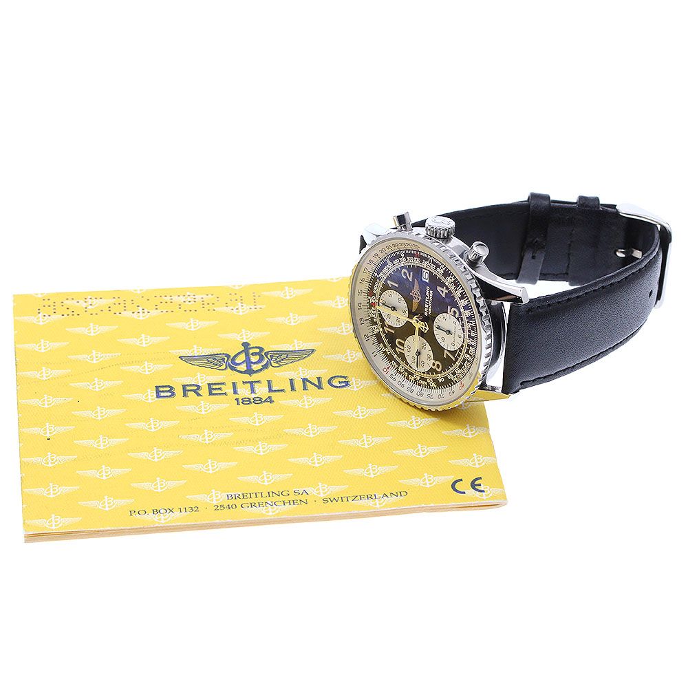 ブライトリング A 13022.1 ナビタイマー デイト クロノグラフ 自動巻き メンズ 保証書付き_922557