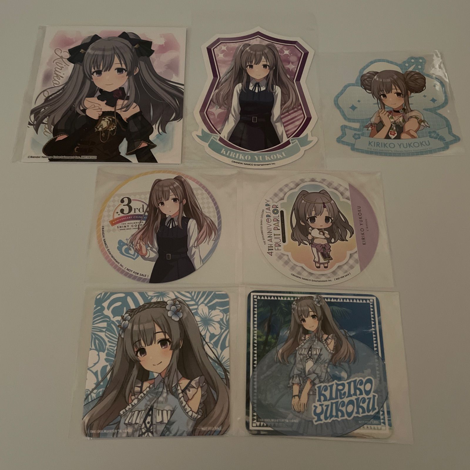 幽谷霧子 アイドルマスターシャイニーカラーズ コースターほか計7点 id