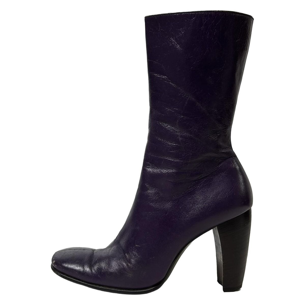 TAM ヴィヴィアンタム ロングブーツ 2 レディース パープル レザー