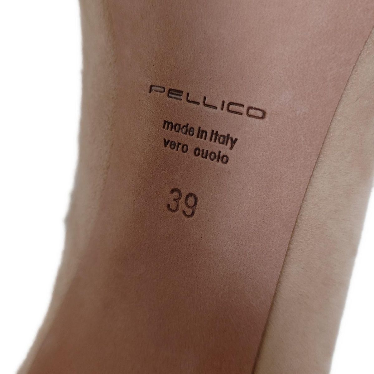  PELLICO ペリーコ パンプス 39 レディース - ピンクベージュ アウトソール張替済 ハイヒール パンプス パンプス