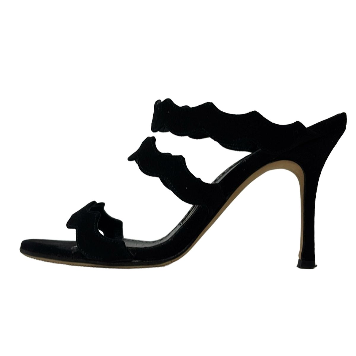 MANOLO BLAHNIK(マノロブラニク) ミュール 34 1/2 レディース美品