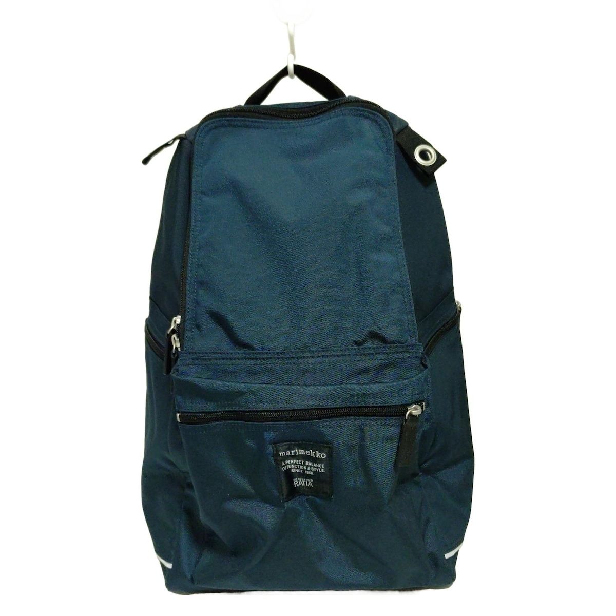 marimekko マリメッコ リュックサック BUDDY バディ 519437 ダークネイビー×黒