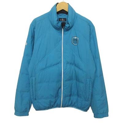 マンシングウェア MUNSINGWEAR ゴルフ ジャケット ダウン M 水色