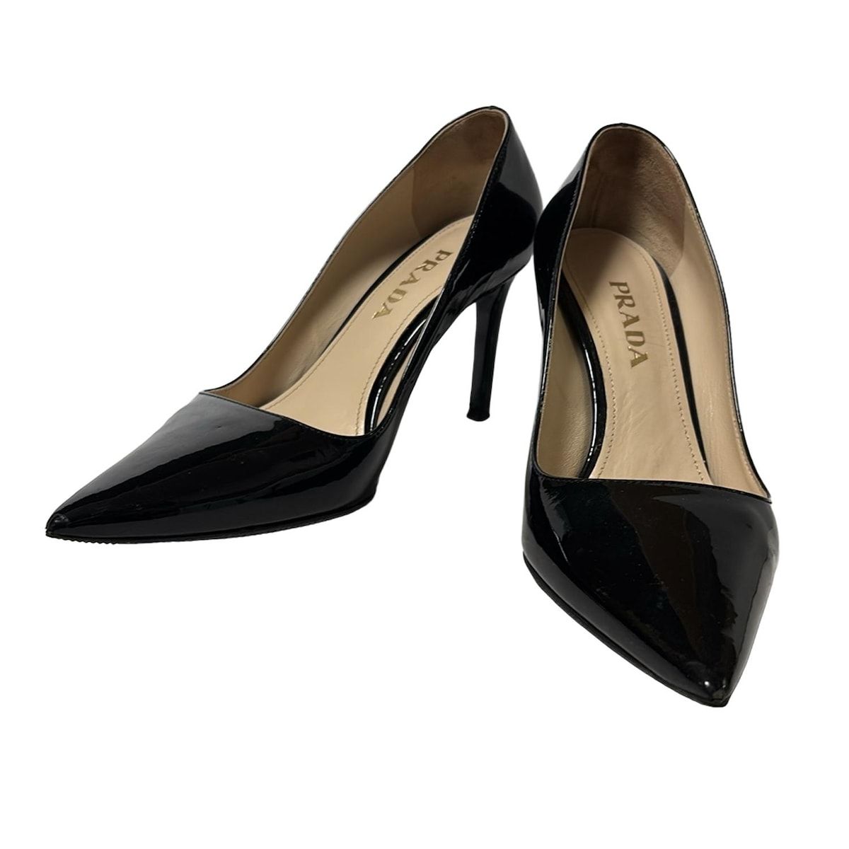 PRADA(プラダ) パンプス 36 1/2 レディース - 黒 アウトソール張替済