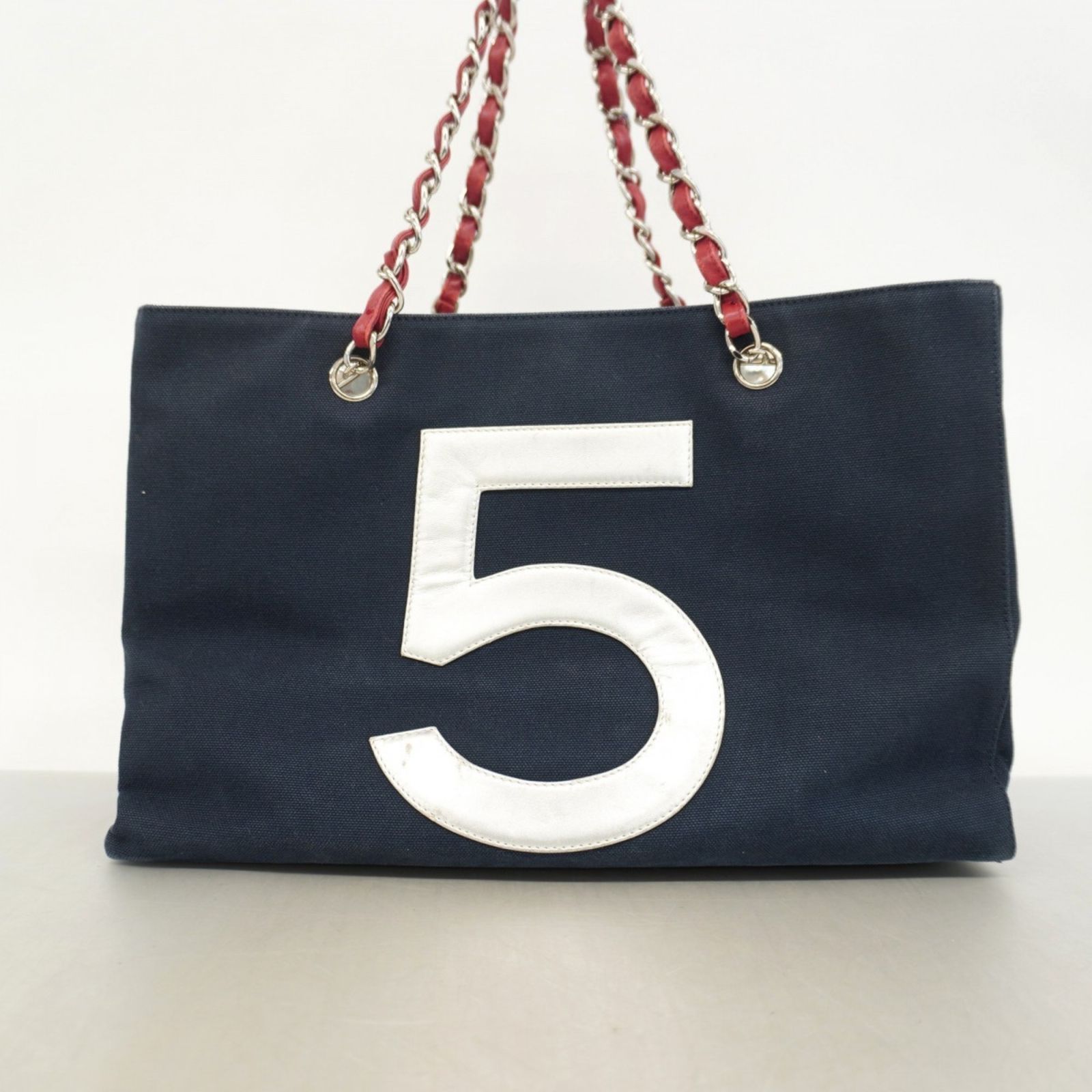 シャネル(Chanel) シャネル トートバッグ チョコバー NO.5 レザー