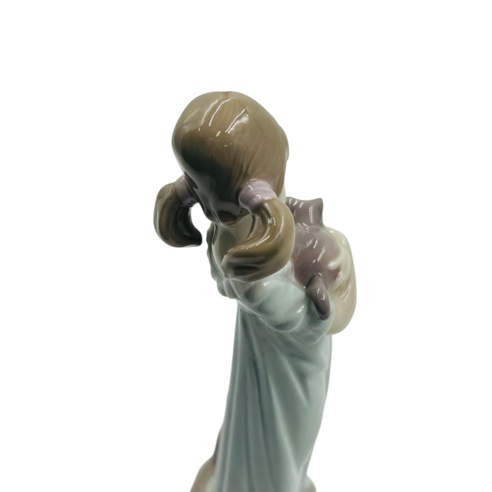 LLADRO リヤドロ 5743 私のことも忘れないで 女の子 猫 【公式通販】