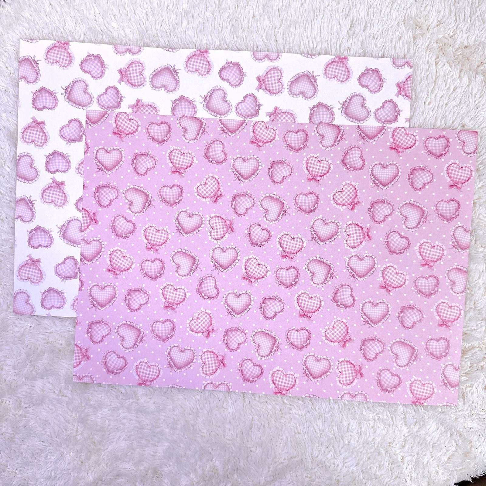 50枚 ランダムハートのデザインペーパーセット A4 - メルカリ