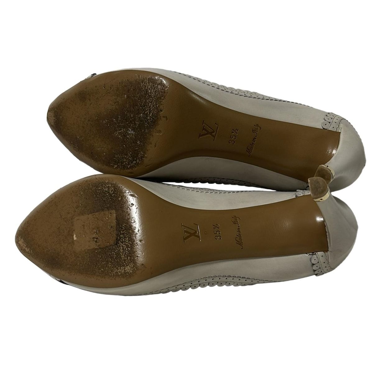 LOUIS VUITTON(ルイヴィトン) パンプス 35 1/2 レディース - ライト