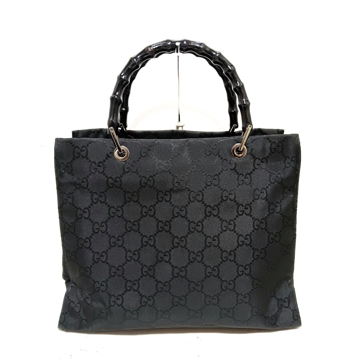 レディース GUCCI(グッチ) トートバッグ GG柄,バンブー 0021010 黒