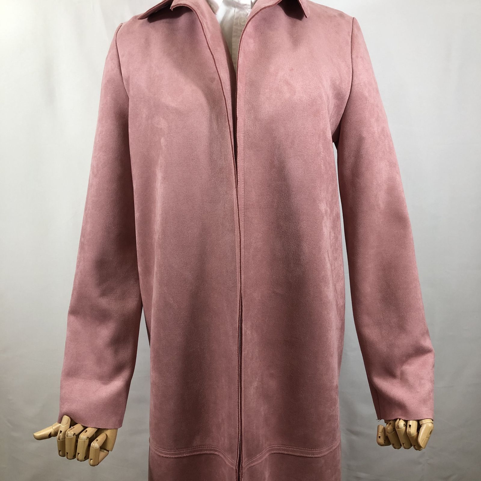 ZARA フェイクムートンコート ボア ピンク