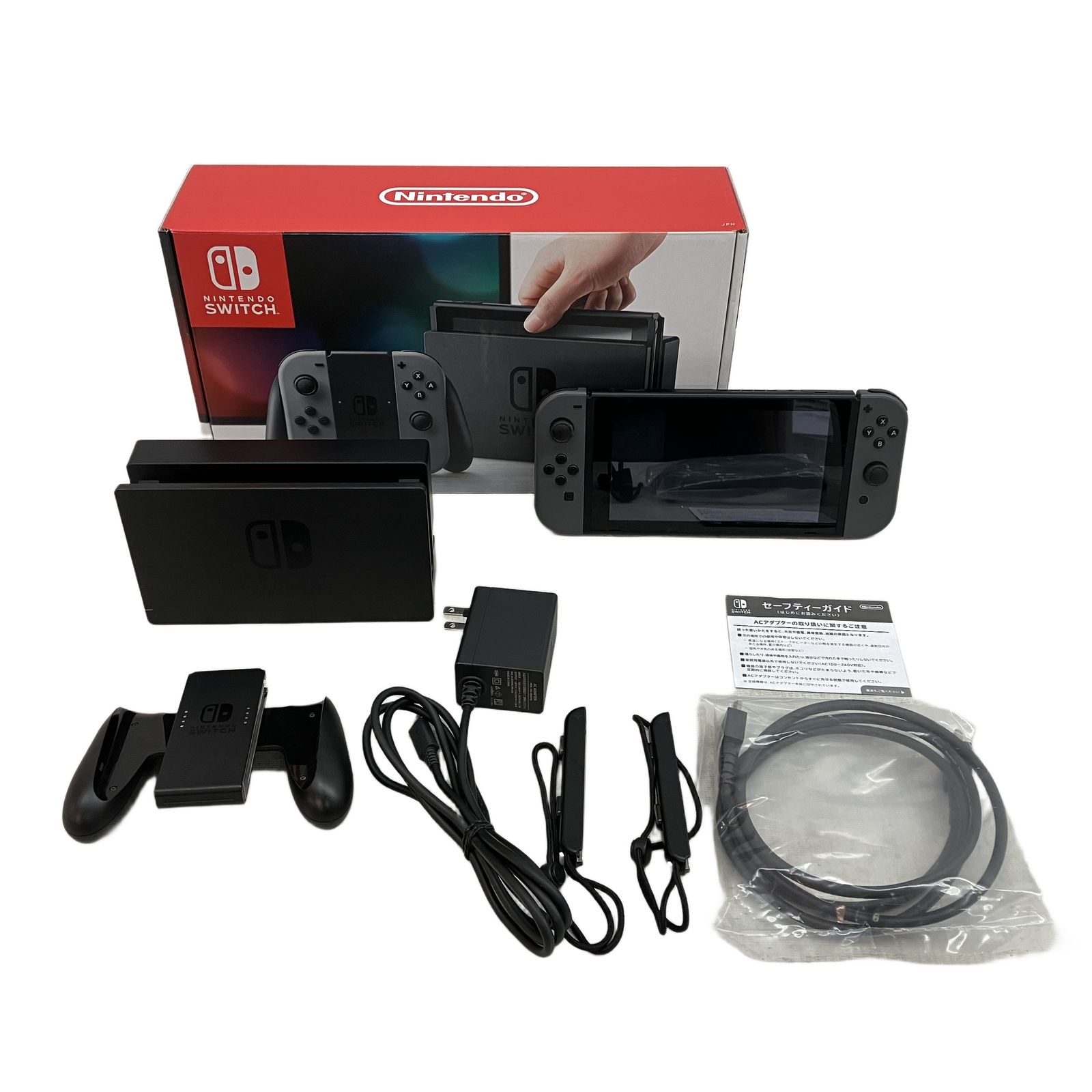 Nintendo Switch HAC-001 本体 グレー Joy-Con 任天堂 ニンテンドースイッチ 家庭用 ゲーム機