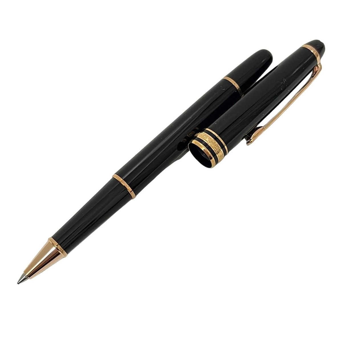 MONTBLANC モンブラン ボールペン マイスターシュティック 黒 ゴールド インクあり