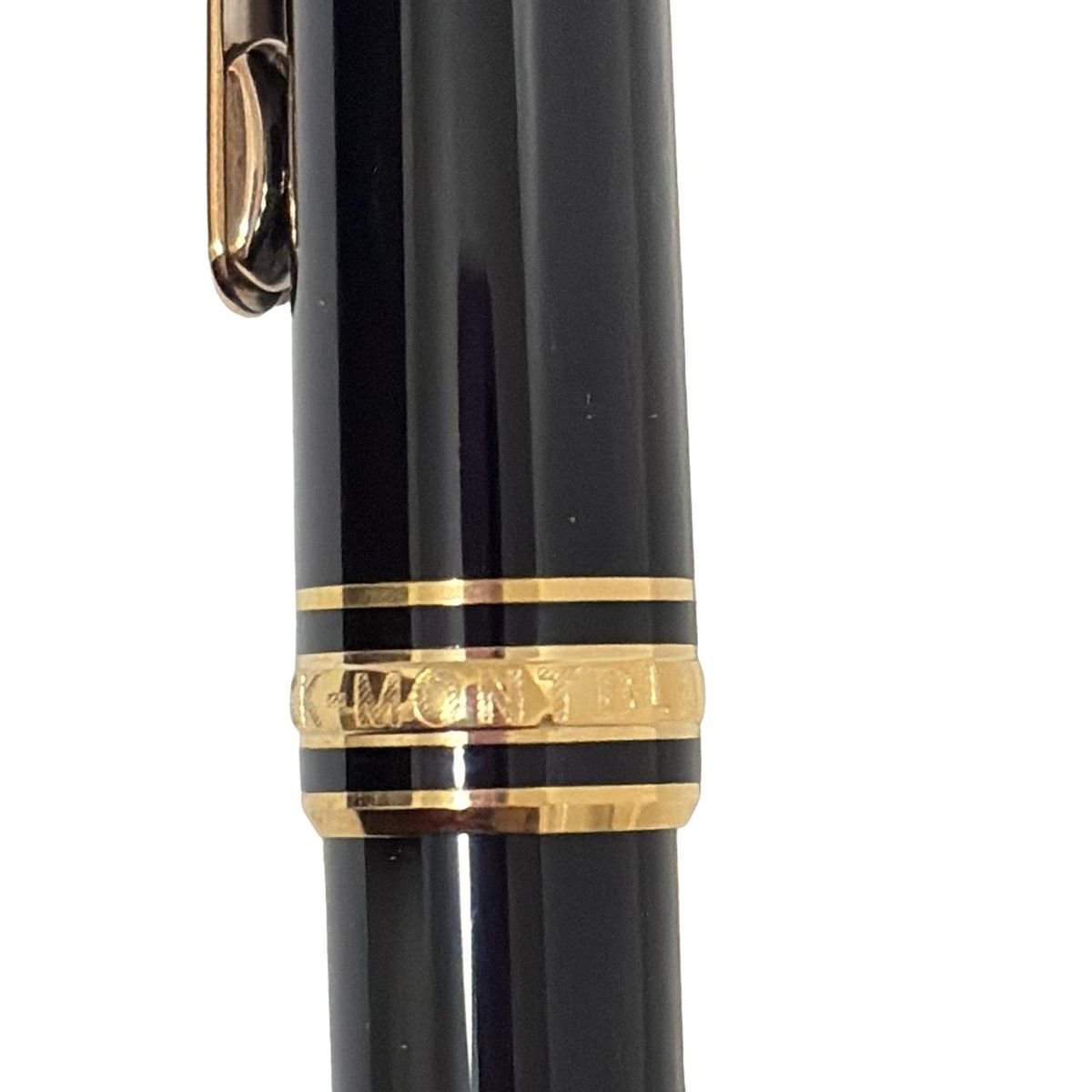 MONTBLANC モンブラン ボールペン マイスターシュティック 黒×ゴールド インクあり 黒