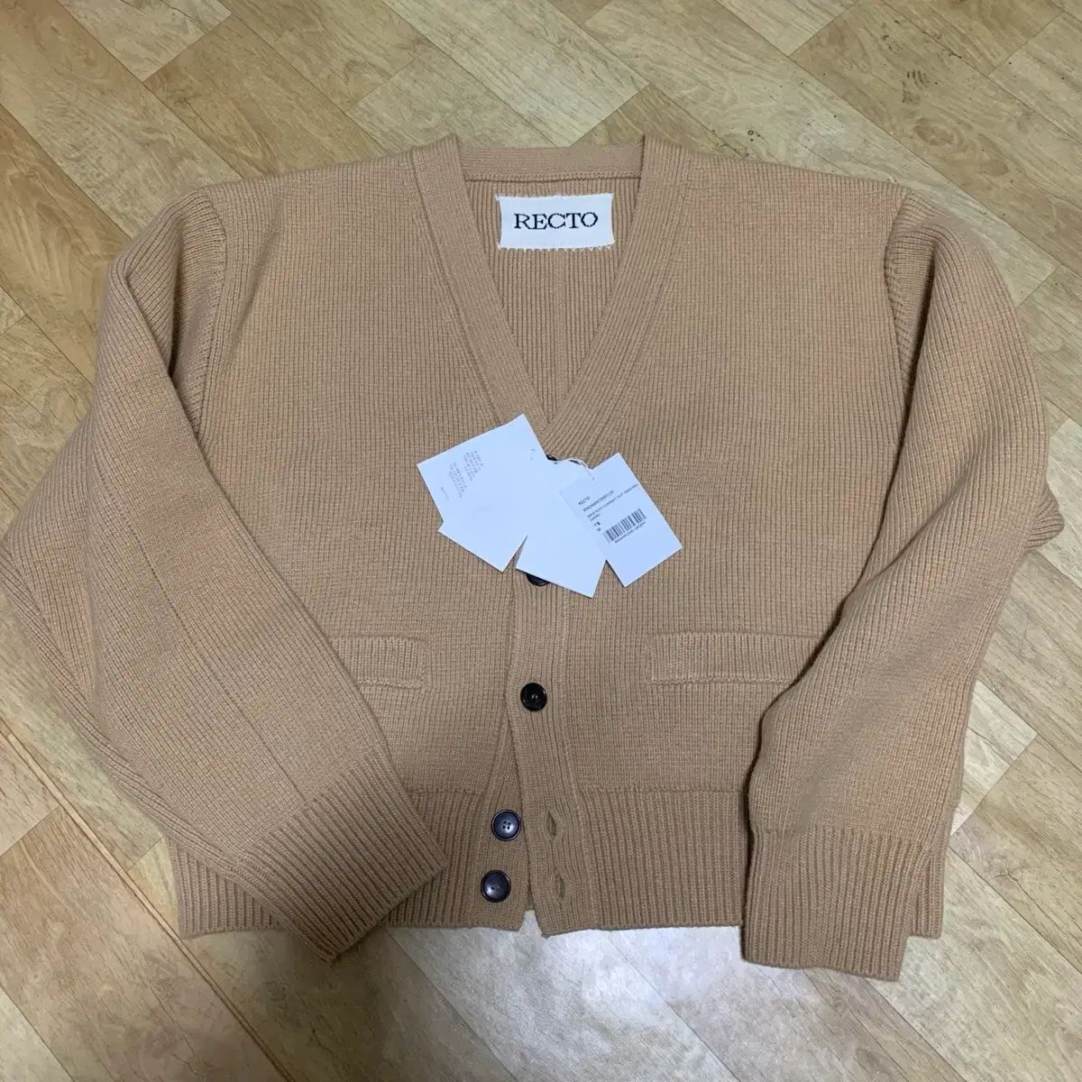 M レクト コンパクト ニット カーディガン