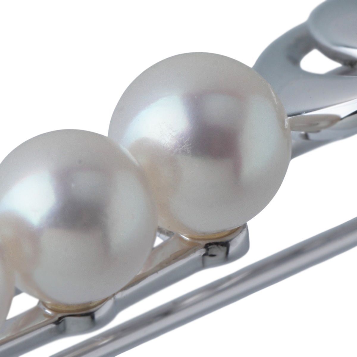 ミキモト パール ブローチ シルバー アコヤパール4.5mm～6.6mm