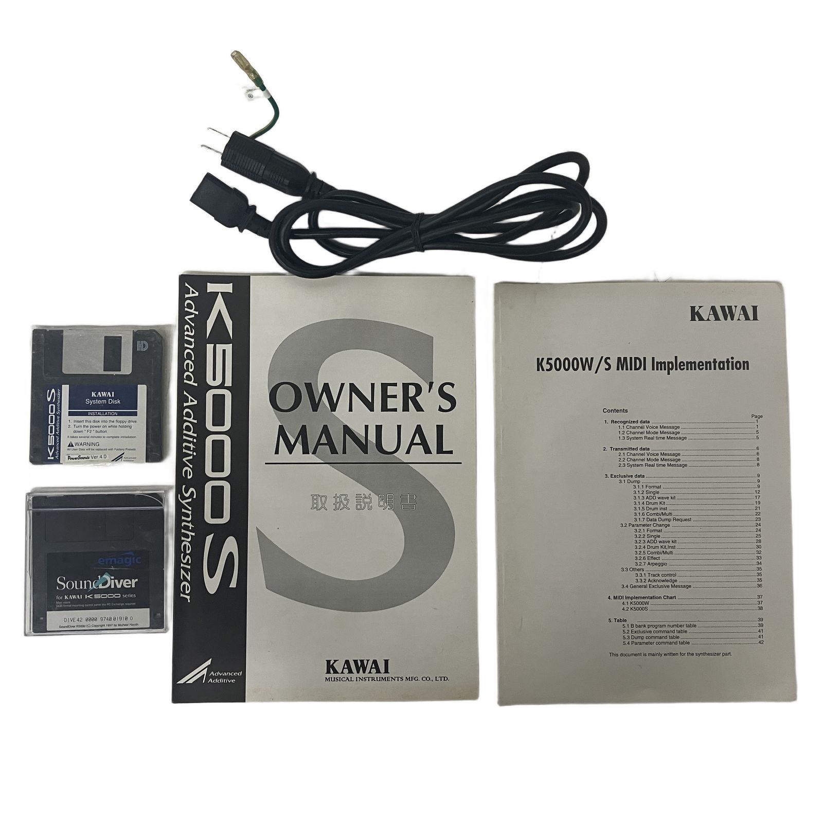 KAWAI K 5000 S Advanced Additive 音源 61鍵 シンセサイザー キーボード