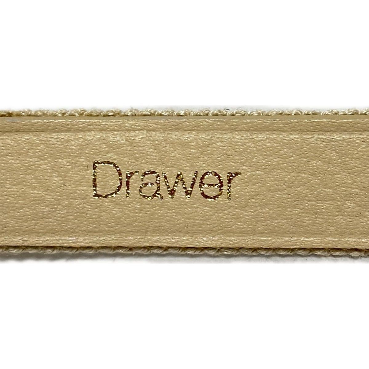  Drawer ドゥロワー ベルト - ベージュ レザー ベルト 小物