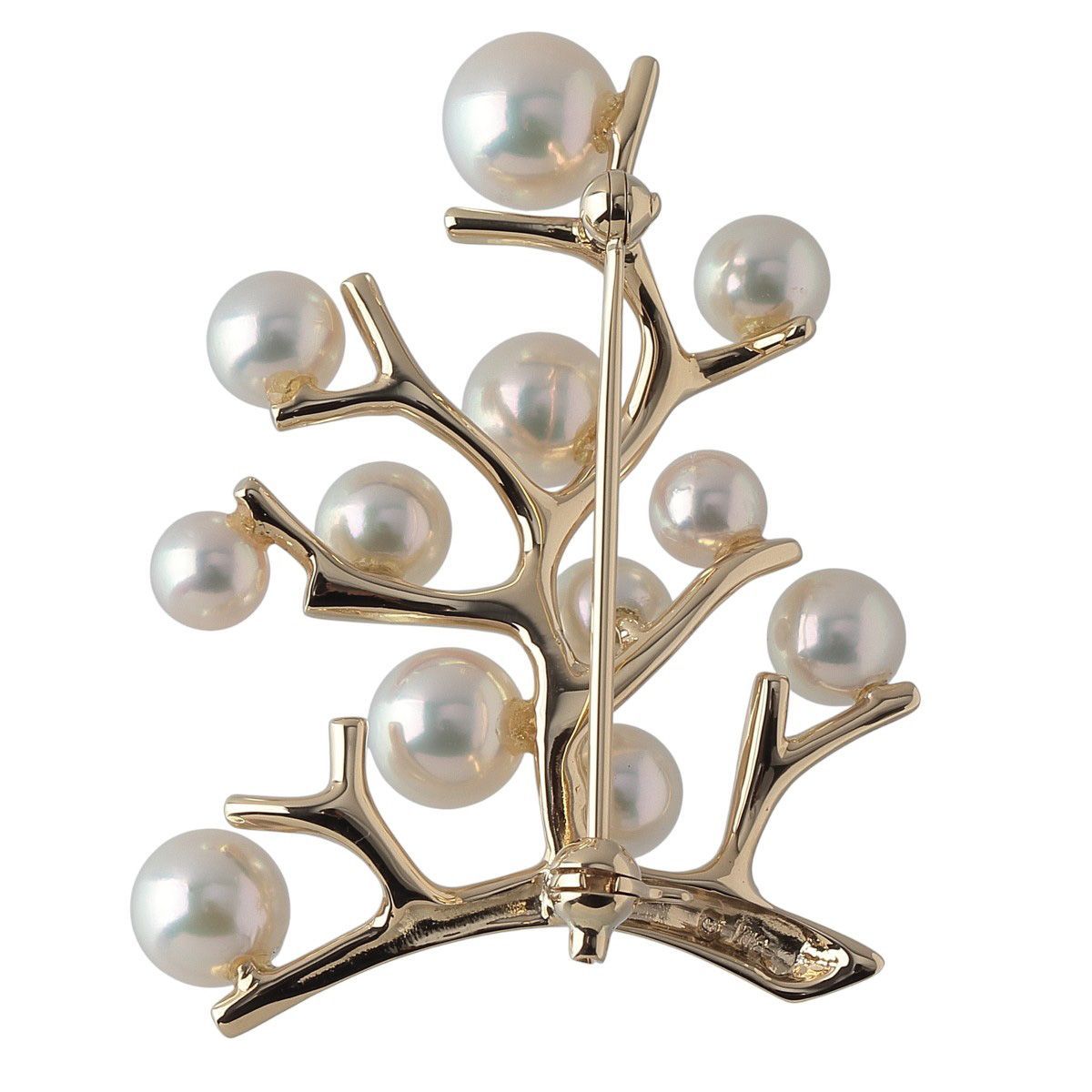 大人気 ✨MIKIMOTO ミキモト\"幸福の木\" ラージ パールブローチ MIKIMOTO 幸福の木 ラージ ブローチ