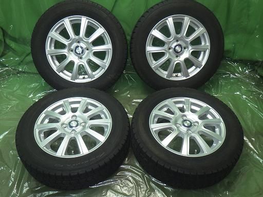 スタッドレス weds Jeneige 15インチ グッドイヤー アイスナビ7