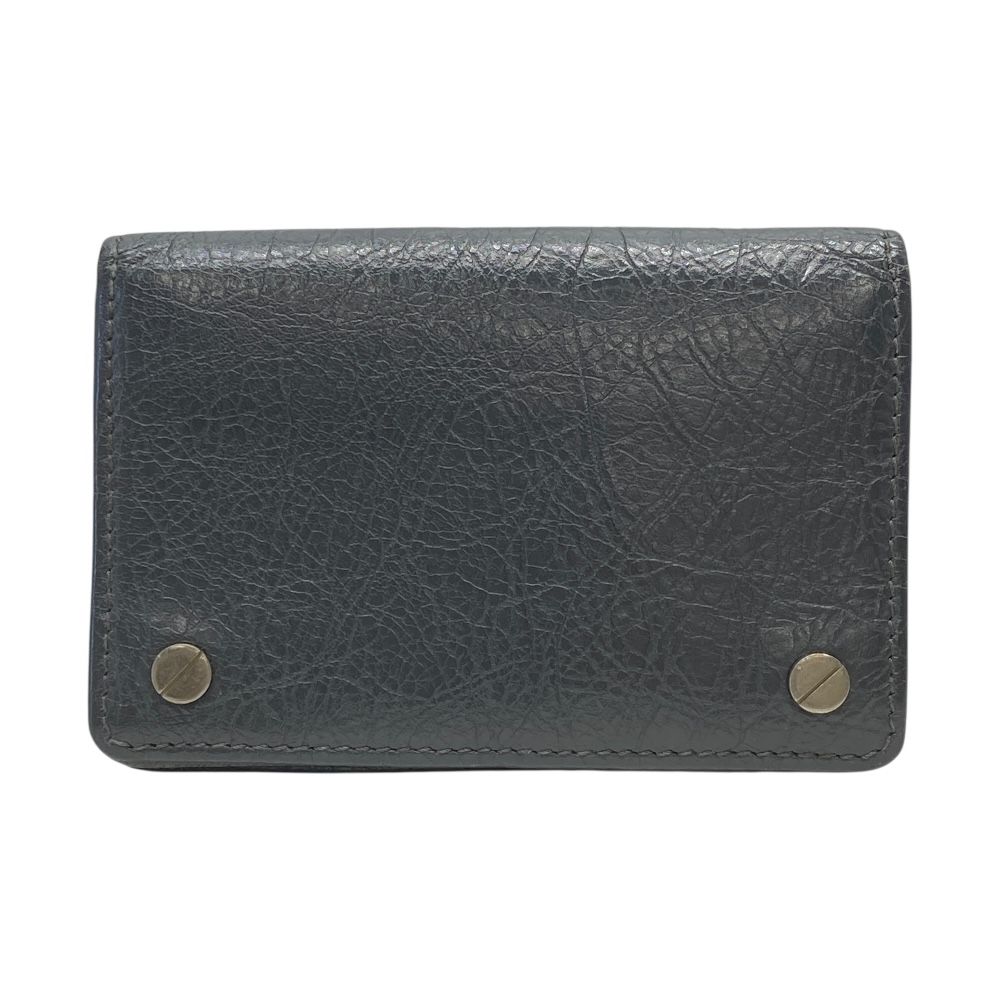 バレンシアガ カードホルダー カードケース パスケース 名刺入れ 二つ折り グレー ロゴ 311825 1110 BALENCIAGA ユニセックス ブランド保証