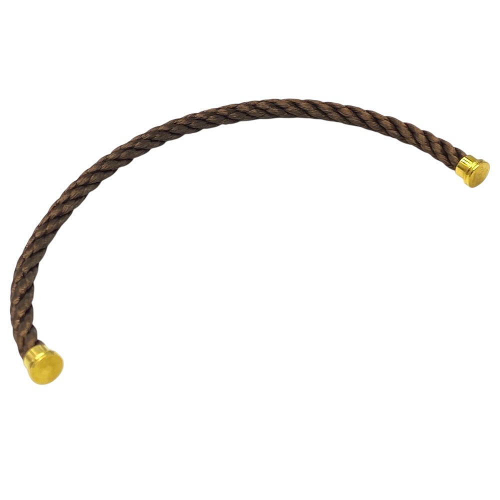 フレッド フォース10 LM ラージモデル 交換用 ケーブル 替えベルト ステンレススチール ブラウン ゴールド サイズ16 FRED ブランド保証