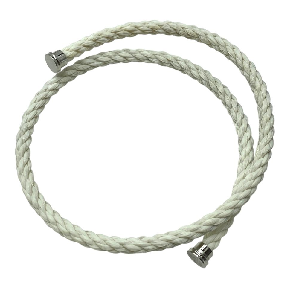 フレッド フォース10 LM ラージモデル 交換用 ケーブル 替えベルト 2連 ステンレススチール ホワイト シルバー サイズ16 FRED