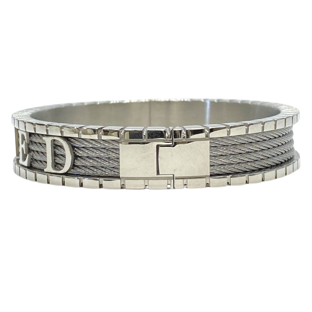 シャリオール Forever Loved Bangle ブレスレット バングル ジュエリー ステンレス シルバー CHARRIOL Sサイズ 上質 洗練 デザイン 腕元映え フォーマル対応