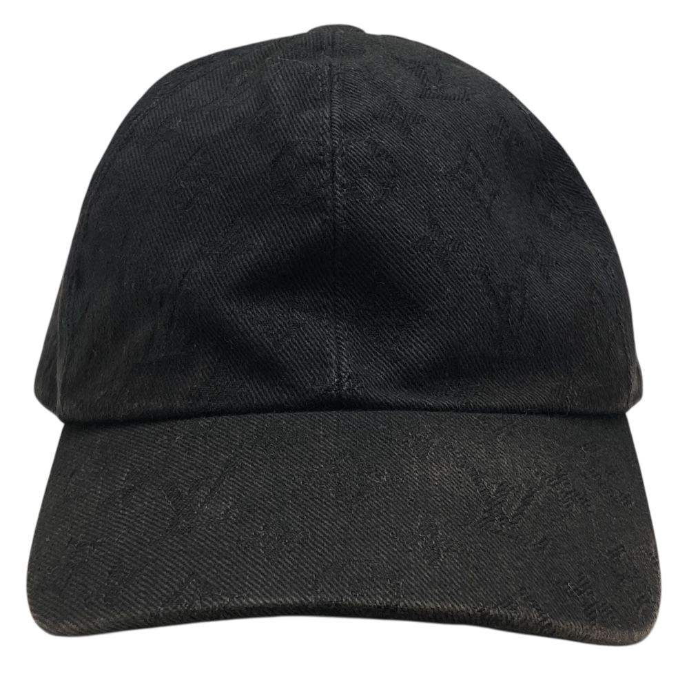 ルイ ヴィトン エッセンシャル モノグラム キャップ ベースボールキャップ コットン ポリエステル ブラック M 76745 LOUIS VUITTON 安心品質 上質 洗練感