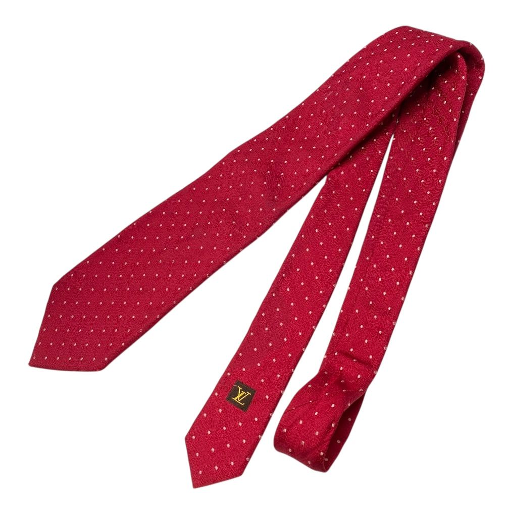 Louis Vuitton ルイヴィトン レッド ドット柄 ロゴ ネクタイ 楽天市場】LOUIS VUITTON ルイ ヴィトン ネクタイ ドット柄 ロゴ