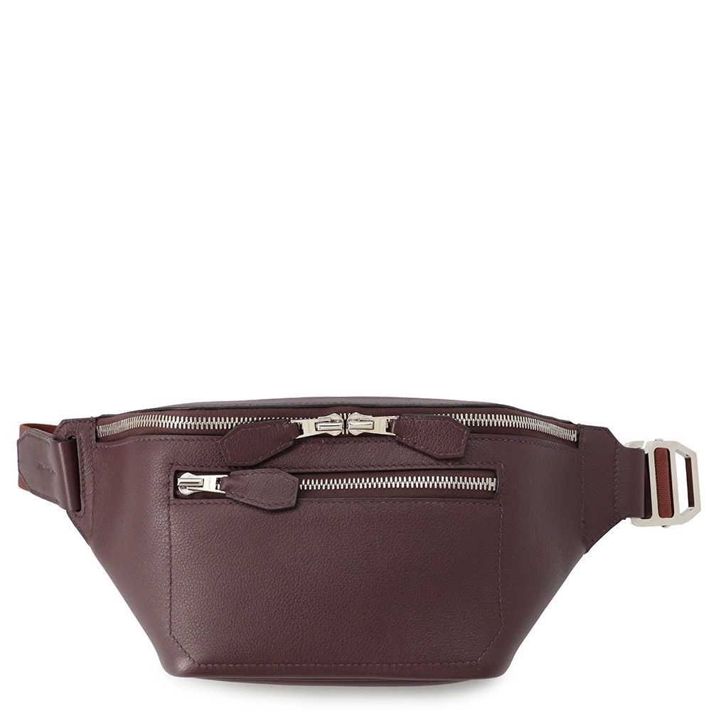 エルメス ボディバッグ シティスライドクロスPM プルーン シルバー金具 エバー Z刻印 メンズ