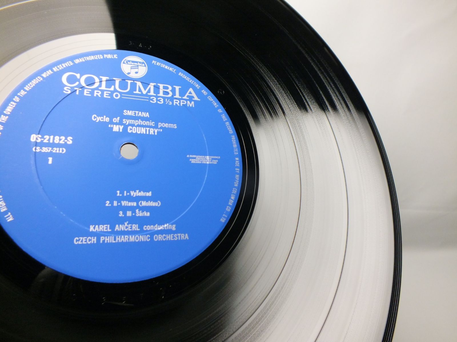 LP OS-2182-S カレル・アンチェル KAREL ANCERL スメタナ 交響詩 わが