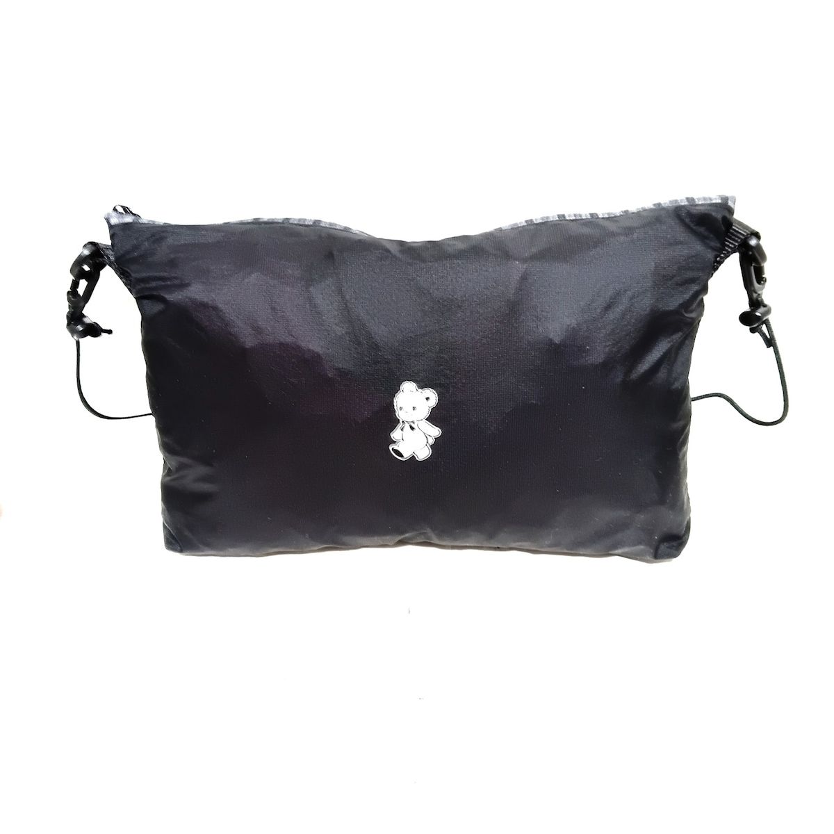 familiar(ファミリア) ショルダーバッグ - 黒×白×マルチ ストラップ