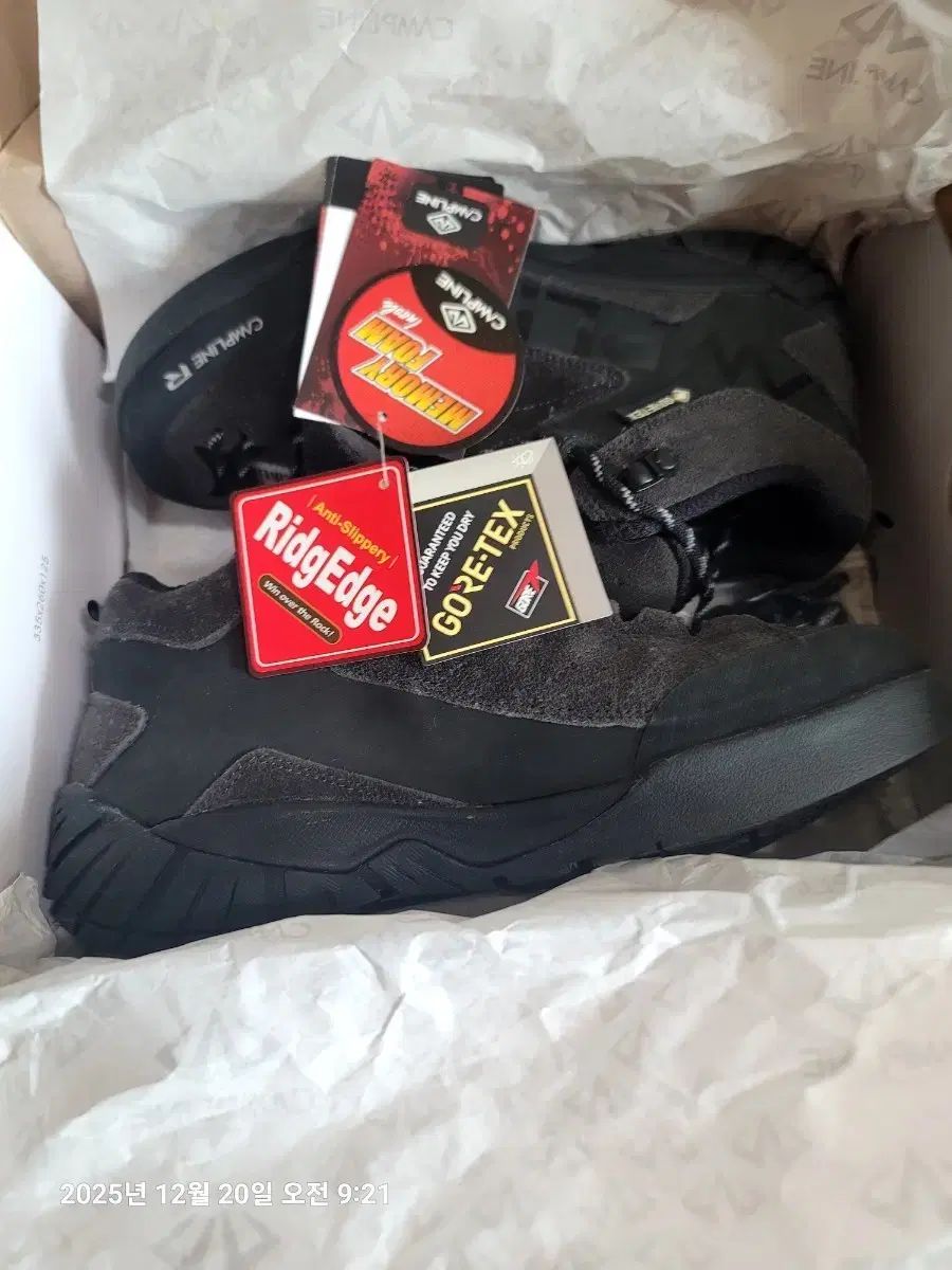 キャンプライン 릿지エッジ ゴアテックス GORE-TEX 登山靴 ブラック black 270